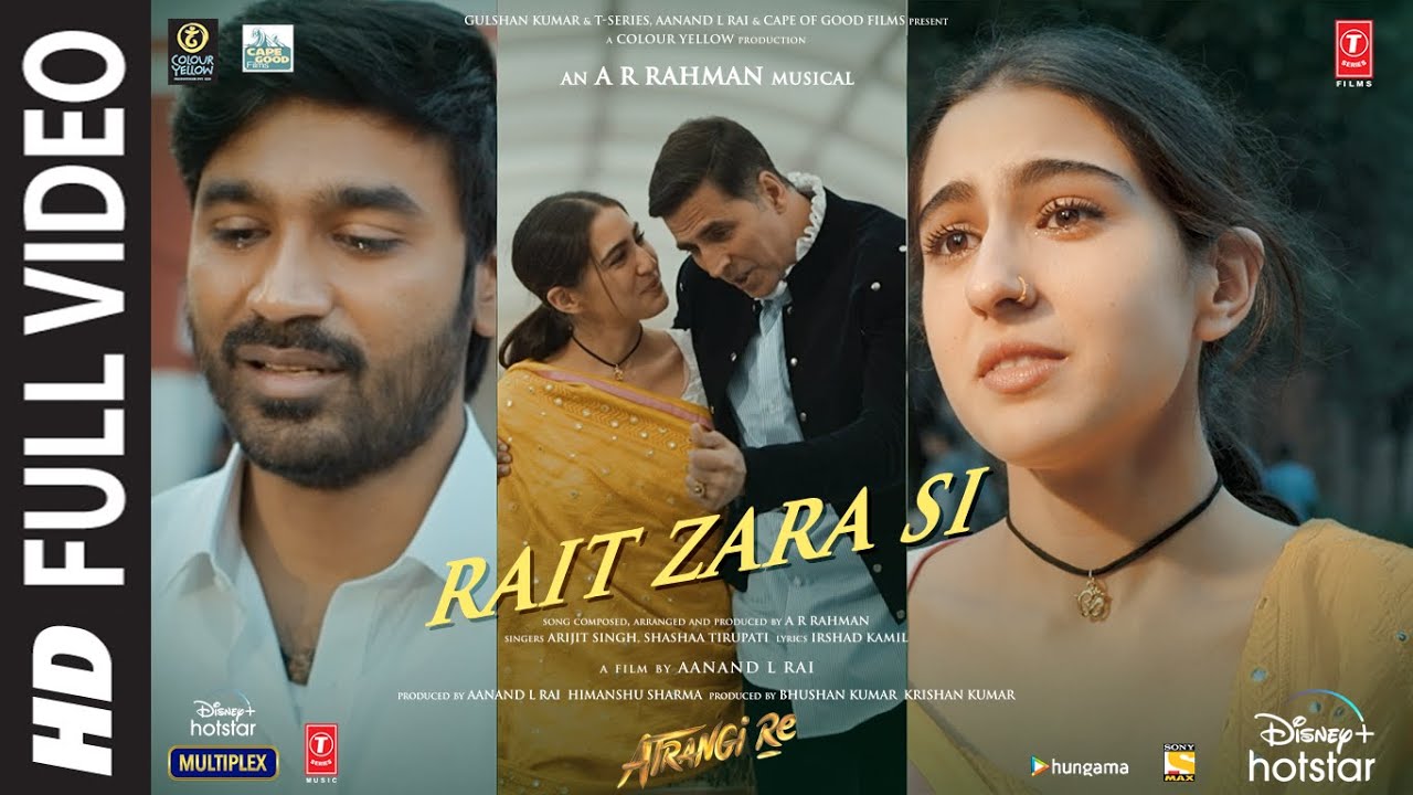 रेत जरा सी / Ret Zara Si Lyrics in Hindi – Arijit Singh | Atrangi Re