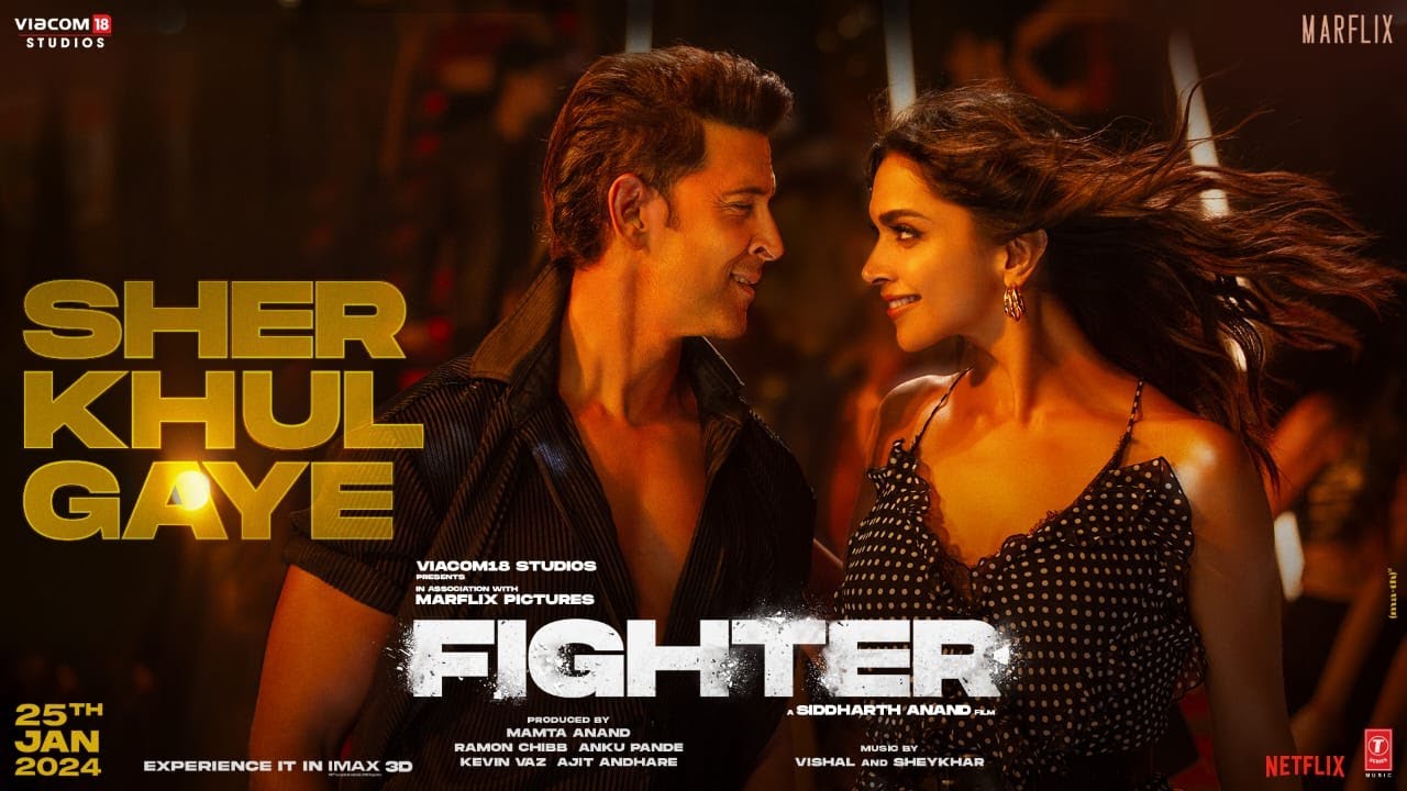 शेर खुल गए Sher Khul Gaye Lyrics in Hindi – Fighter (Vishal & Sheykhar)