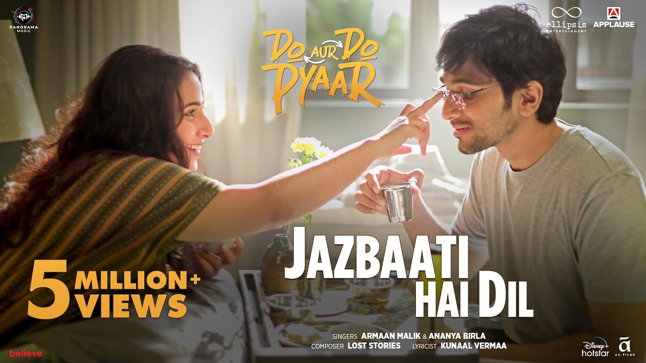 JAZBAATI HAI DIL LYRICS – Armaan Malik, Ananya Birla | Do Aur Do Pyaar