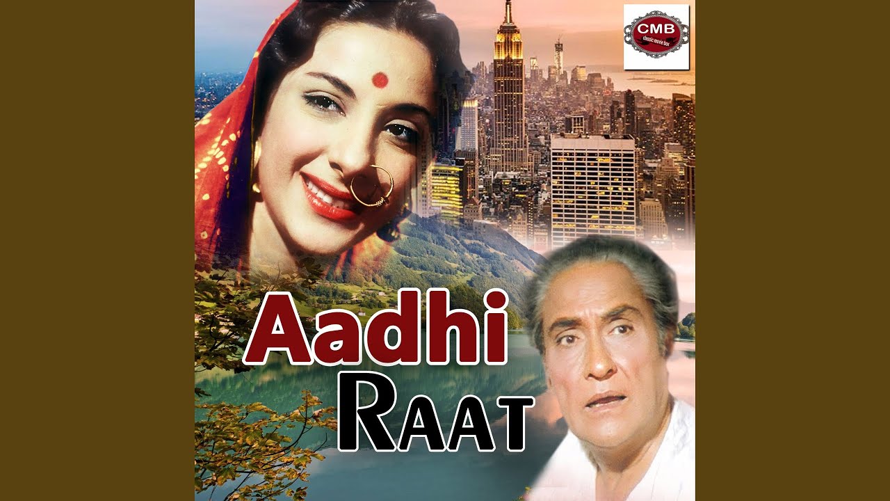 RONA HI LIKHA THHA KISMAT MEIN LYRICS - Lata Mangeshkar | Aadhi Raat (1950)