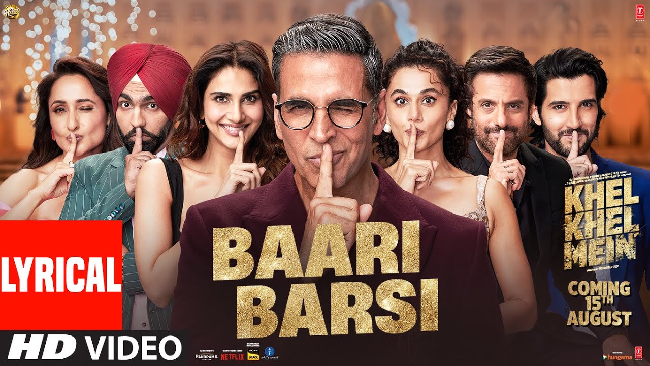 बारी बरसी Baari Barsi Lyrics in Hindi – Khel Khel Mein(2024)-Guru Randhawa, Raj Ranjodh