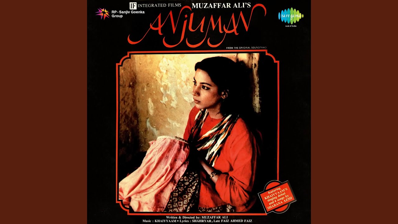 GULAB JISM KA LYRICS IN HINDI- Bhupinder Singh, Shabana Azmi | Anjuman(1986)