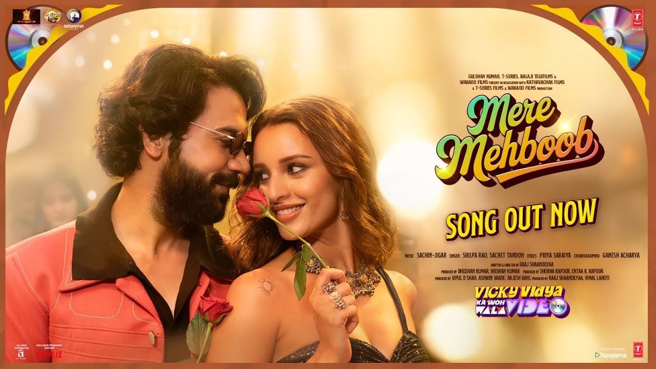 Mere Mehboob Lyrics In Hindi – Vicky Vidya Ka Woh Wala Video(2024)