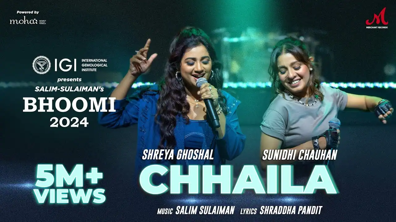 छैला Chhaila Lyrics in Hindi – Shreya Ghoshal ,Sunidhi Chauhan -Bhoomi (2024)