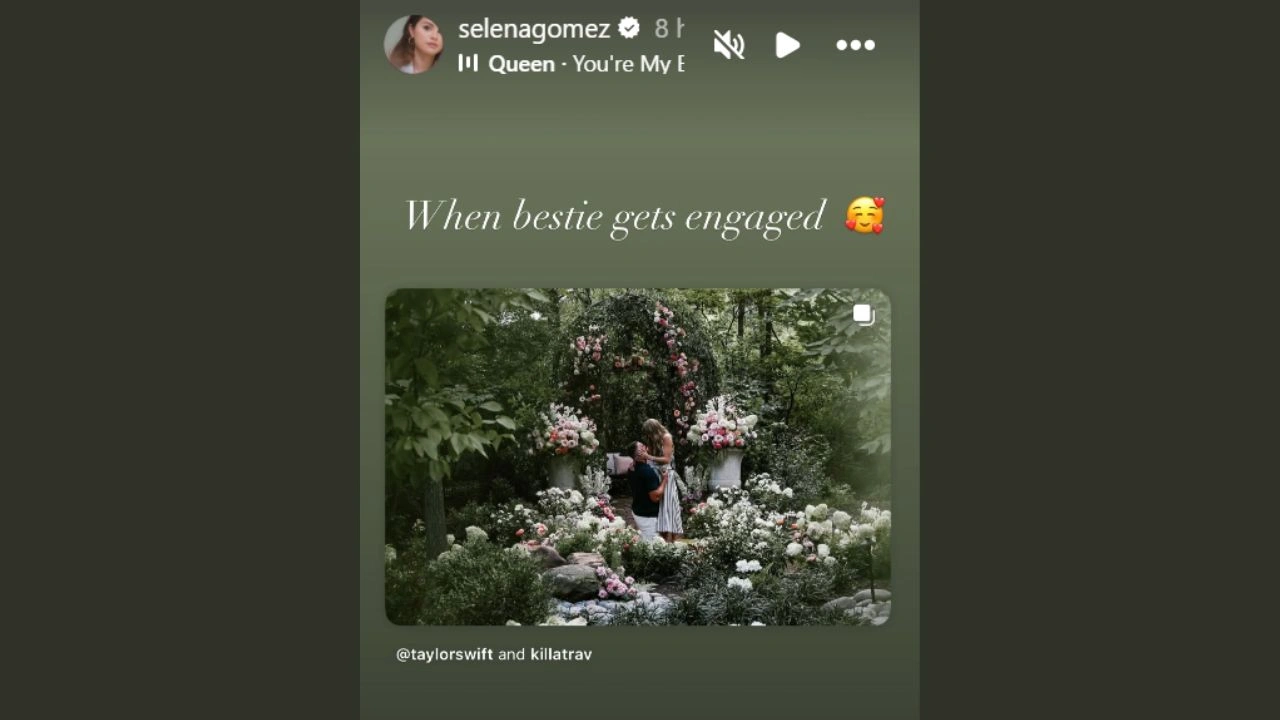 Selena Gomez's Instagram story Selena Gomez's Instagram story