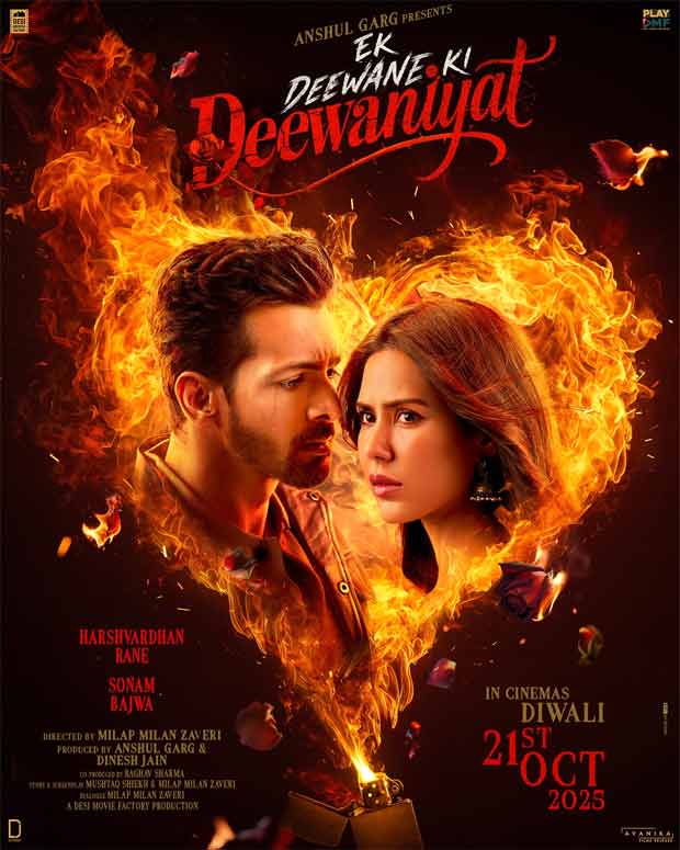 EK Davane's first poster of Harshvardhan Rane and Sonam Bajwa's first poster, film to release on Diwali: Bollywood News - Bollywood Hungma