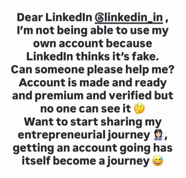Shraddha Kapoor appealed to LinkedIn after blocking her account: "Want to share my journey to my entrepreneurship" Shraddha Kapoor appealed to LinkedIn after blocking her account: