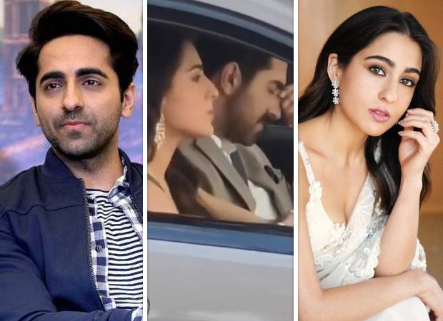 Ayushman Khurrana - Sara Ali Khan film Set Anubhav Anarchy: Pati Patni and Woh 2 Shoot Prayer in Ugge