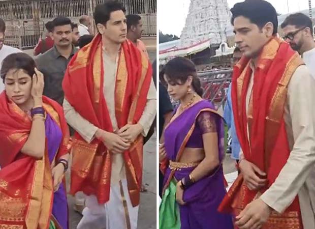 Siddharth Malhotra, Janhvi Kapoor's journey ahead of Tirumala Tirupati Balaji Temple releases Param Sundari: Bollywood News - IHNS Siddharth Malhotra, Janhvi Kapoor's journey release Param Aundari ahead of Tirumala Tirupati Balaji Temple