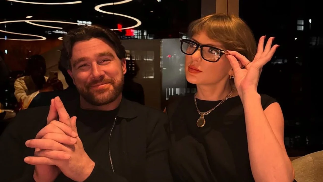 Taylor Swift and Travis Kelce: courtesy of Travis Kelce's Instagram