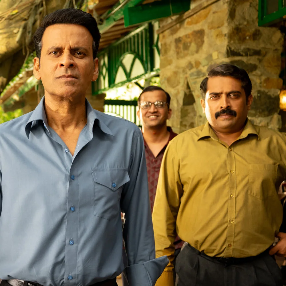Manoj Bajpayee and Harish Dudhade in a motionless Inspector Zende. (Photo graceful: Netflix India) Manoj Bajpayee and Harish Dudhade in a motionless Inspector Zende. (Photo graceful: Netflix India)