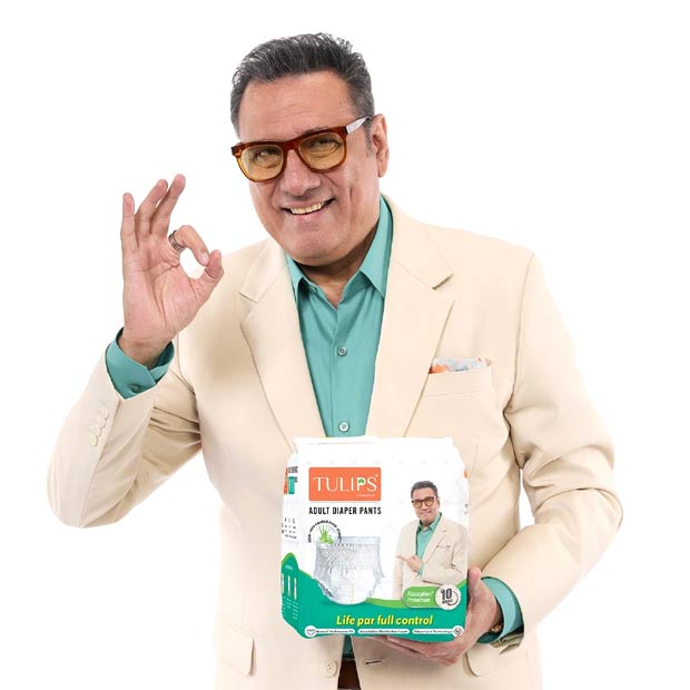 Boman becomes the face of Iranian Tulips new adult diaper pants campaign: Bollywood News - IHNS Boman becomes the face of Iranian Tulips new adult diaper pants campaign