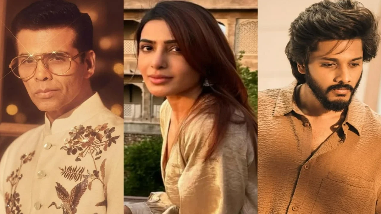 Karan Johar, Samantha Ruth Prabhu, Teja Sajja