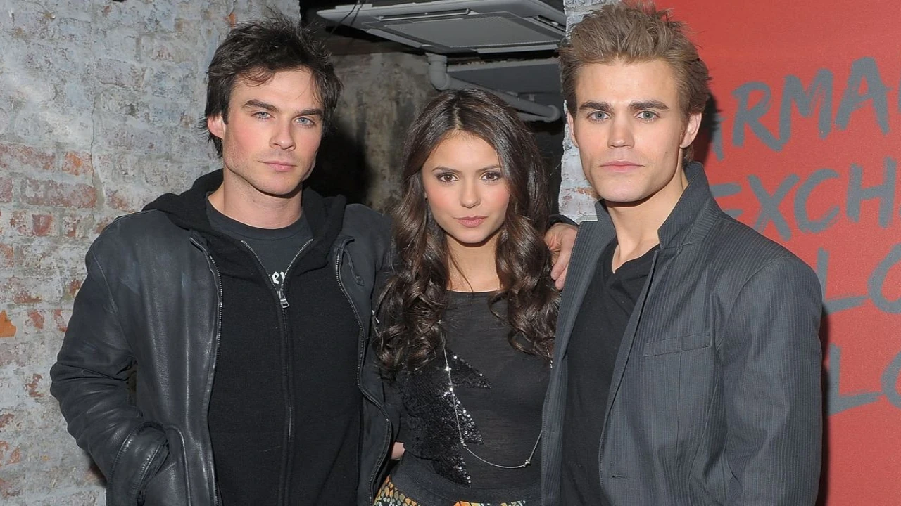 Ian Somerhalder, Nina Dobrev, Paul Wesley: courtesy of Getty Images