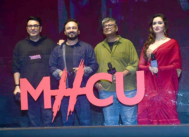 THAMMA trailer launch: Shraddha Kapoor has launched a spectacular launch of the logo of MHCU aka Madock Horror Comedy Universe; Says, "Abhi Bahra village's universe ko forget jaao!" : Bollywood News - Bollywood Hungama