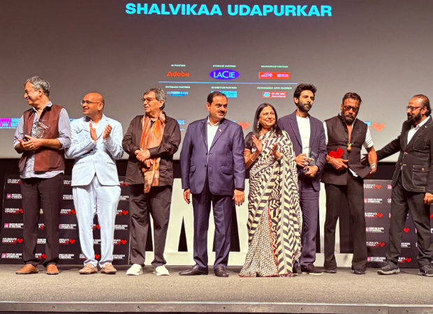 Exclusive: Kartik Aaryan, Rajkumar Hirani honored by Gautam Adani at Subhash Ghai's Whistling Woods International; Hirani praised Adani's speech: "I would call it a Sholay of speeches!" : Bollywood News - IHNS Exclusive: Kartik Aaryan, Rajkumar Hirani honored by Gautam Adani at Subhash Ghai's Whistling Woods International; Hirani praised Adani's speech: "I would call it a Sholay of speeches!" : Bollywood News - IHNS