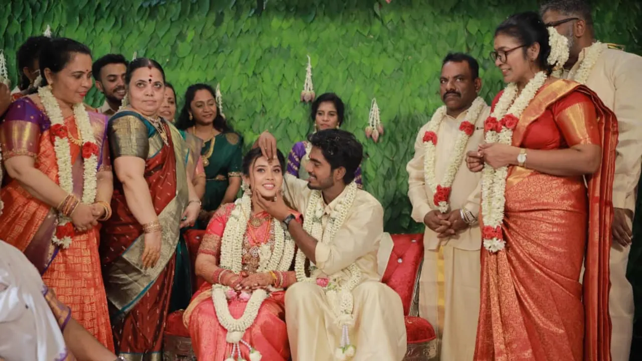 Abishan Jeevinth Marriage (PC: Team Abishan Jeevinth) Abishan Jeevinth Marriage (PC: Team Abishan Jeevinth)