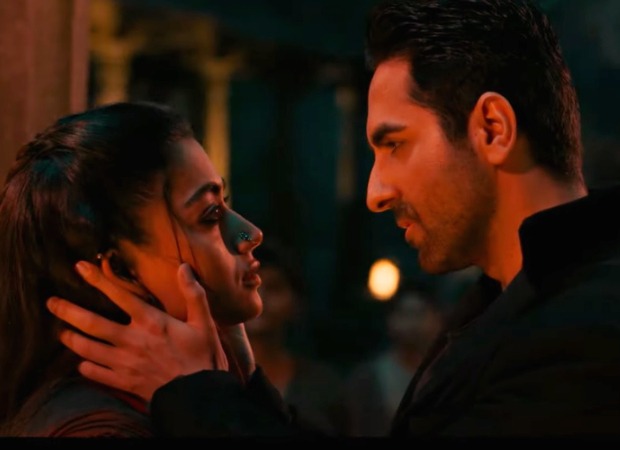 Exclusive: CBFC cuts kissing scene in Thamma by 5 seconds; Instead of 'will give freedom' 'I indulge in debauchery' Exclusive: CBFC cuts kissing scene in Thamma by 5 seconds; Instead of 'will give freedom' 'I indulge in debauchery'