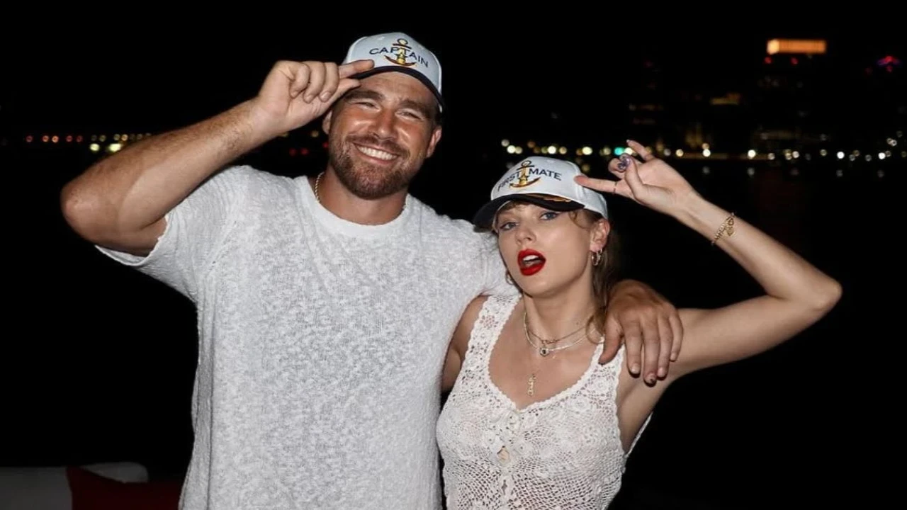 Taylor Swift and Travis Kelce: courtesy of Travis Kelce's Instagram