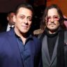 Salman Khan and Johnny Depp share a frame at Red Sea Film Festival : Bollywood News - Bollywood Hungama
