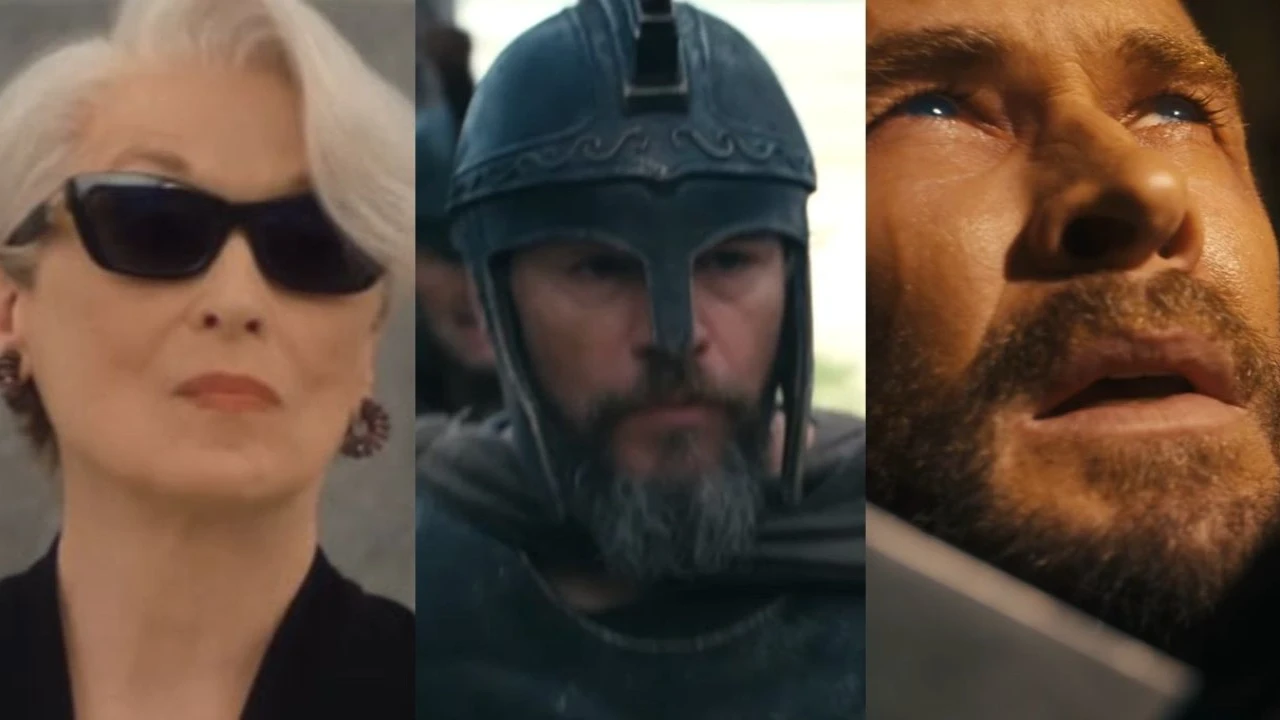 The Devil Wears Prada 2, The Odyssey and Avengers: Doomsday: courtesy of 20th Century Studios, Universal Pictures, Marvel Studios