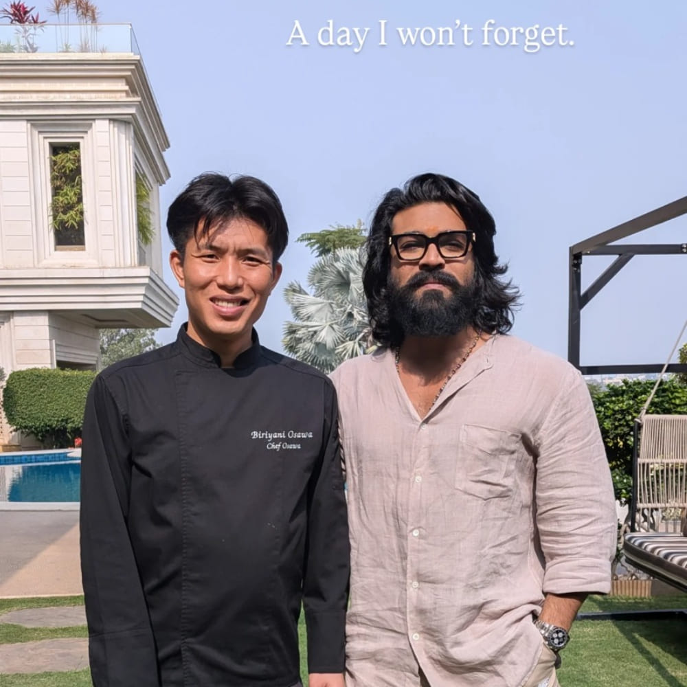 Ram Charan with Japanese chef Takamasa Osawa