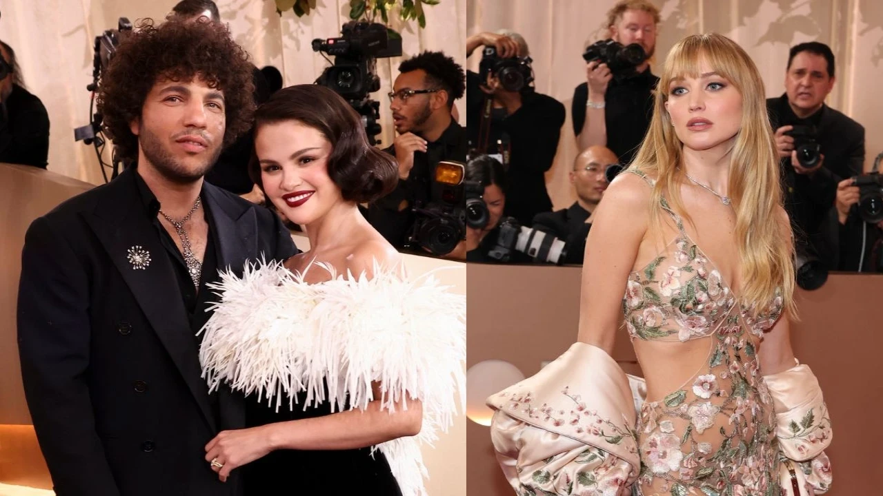 Golden Globes 2026: Selena Gomez makes red carpet debut with Benny Blanco, Jennifer Lawrence, Ariana Grande as wife Bring A Game Selena Gomez and Benny Blanco, Jennifer Lawrence: courtesy of Getty Images