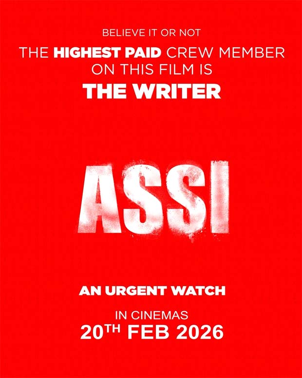 Exclusive: Assi poster says, "Believe it or not, the highest paid crew member in this film is the writer": Bollywood News - IHNS Exclusive: Assi poster says, "Believe it or not, the highest paid crew member in this film is the writer": Bollywood News - IHNS