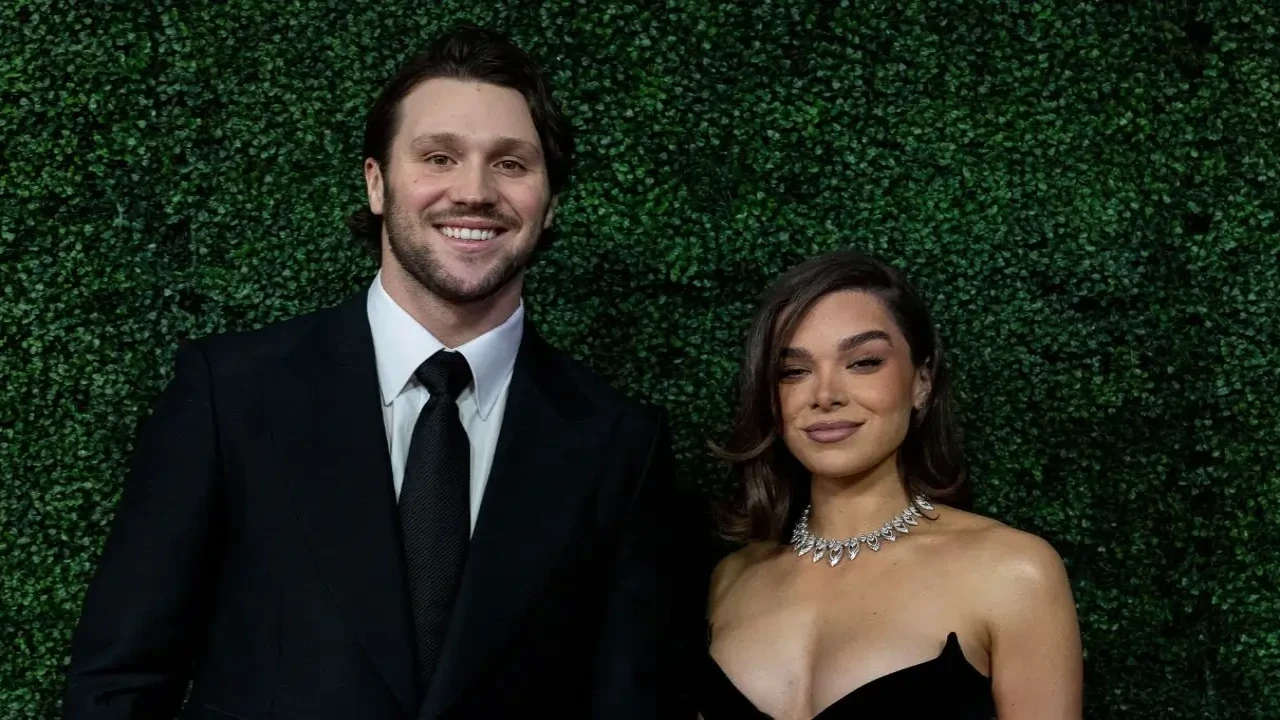 Josh Allen and Hailee Steinfeld: courtesy of Getty Images