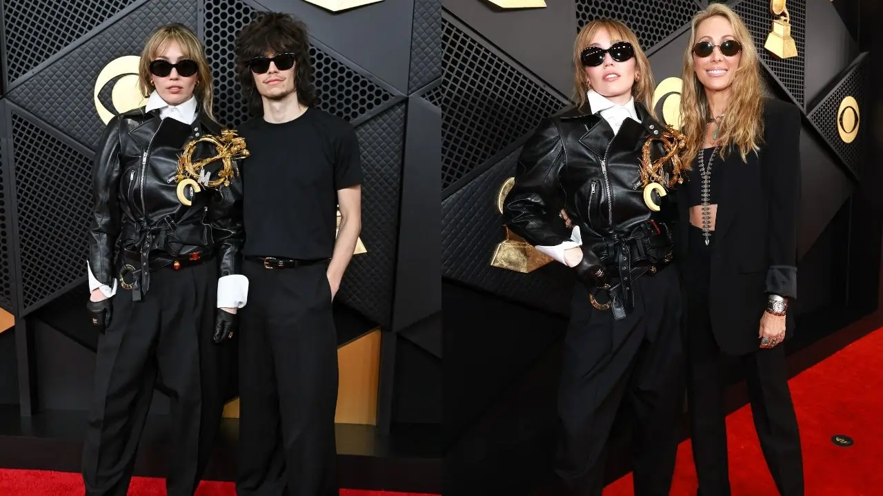 Miley, Max and Tish: Courtesy Getty Images Miley, Max and Tish: Courtesy Getty Images