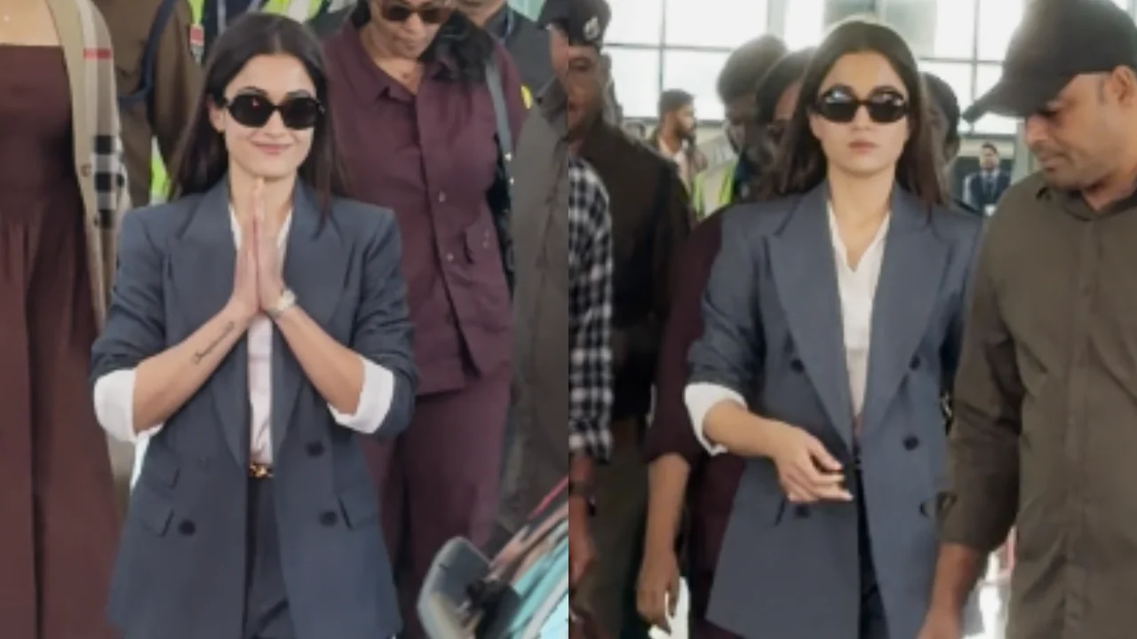 Rashmika Mandanna reached Udaipur Rashmika Mandanna reached Udaipur