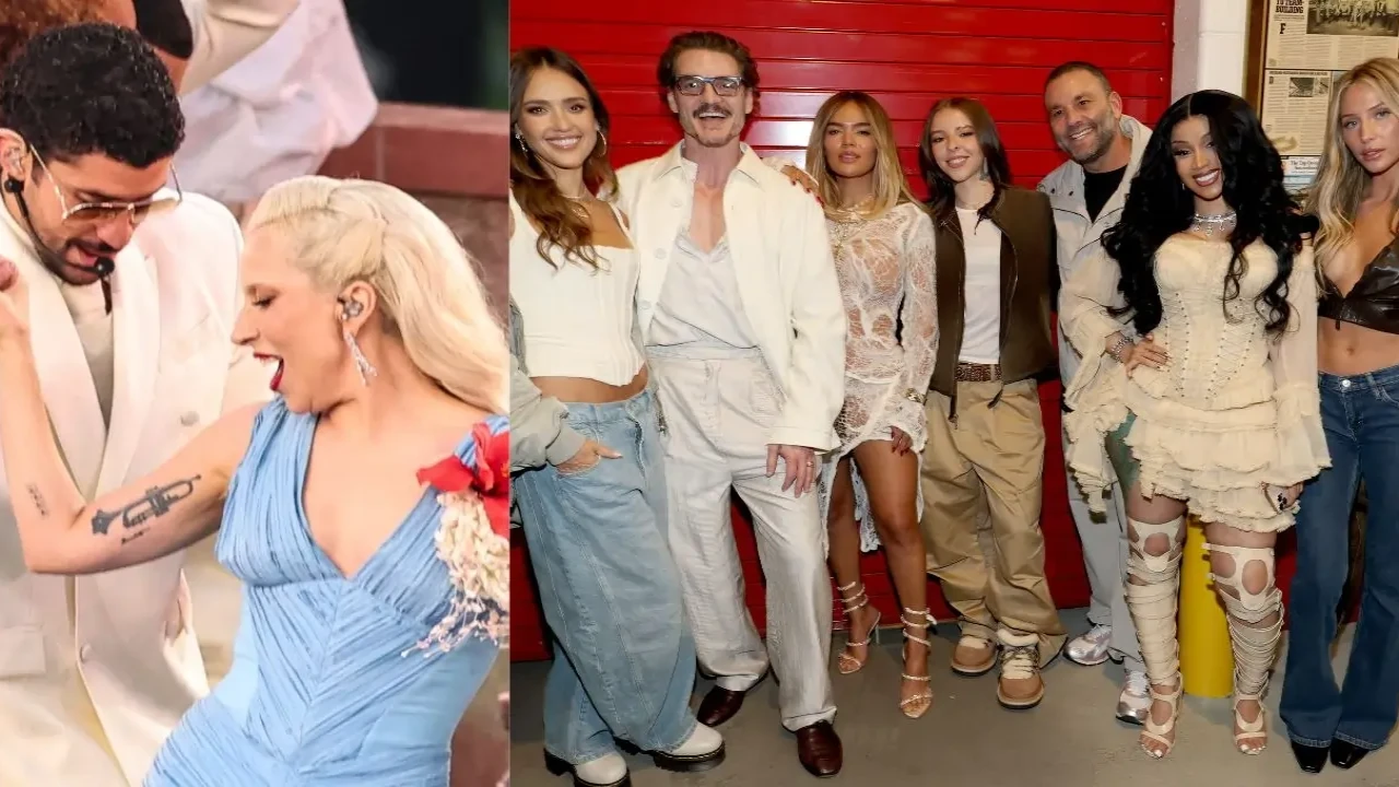 Celebs at Super Bowl LX: courtesy of Getty Images