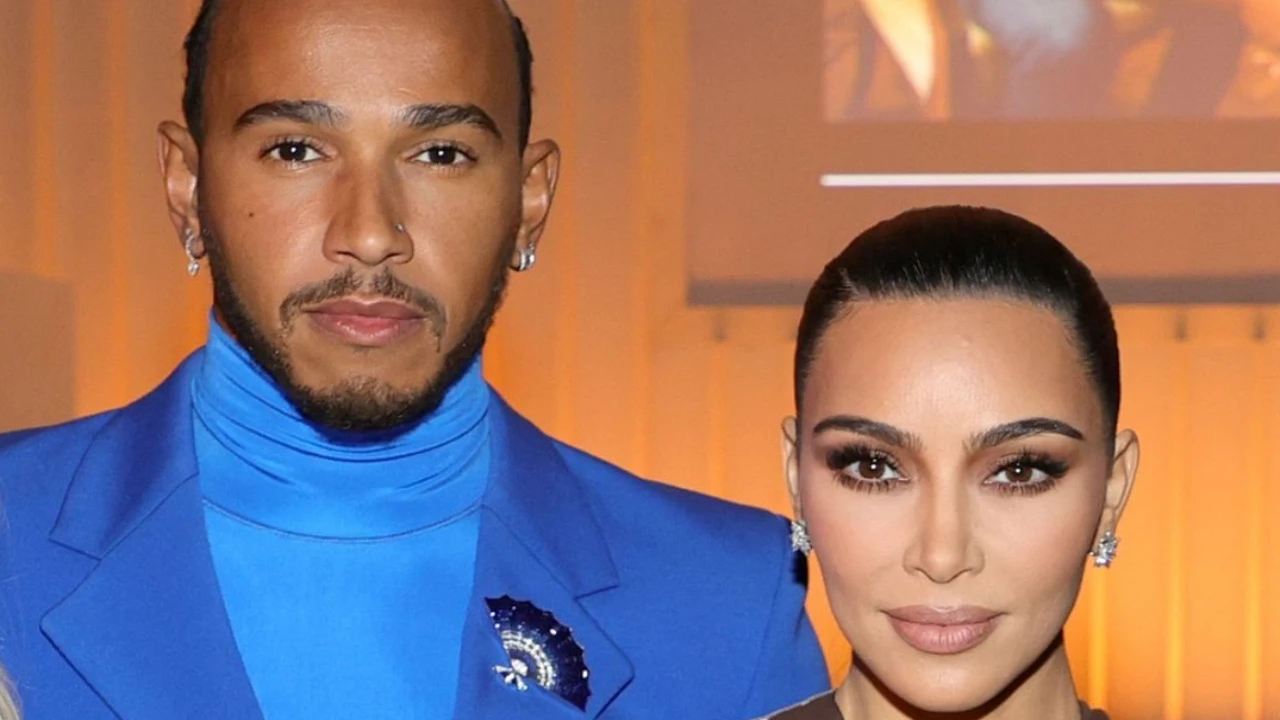 Kim Kardashian and Lewis Hamilton: courtesy of Getty Images