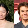 Chloé Zhao, Tom Cruise: courtesy of Getty Images