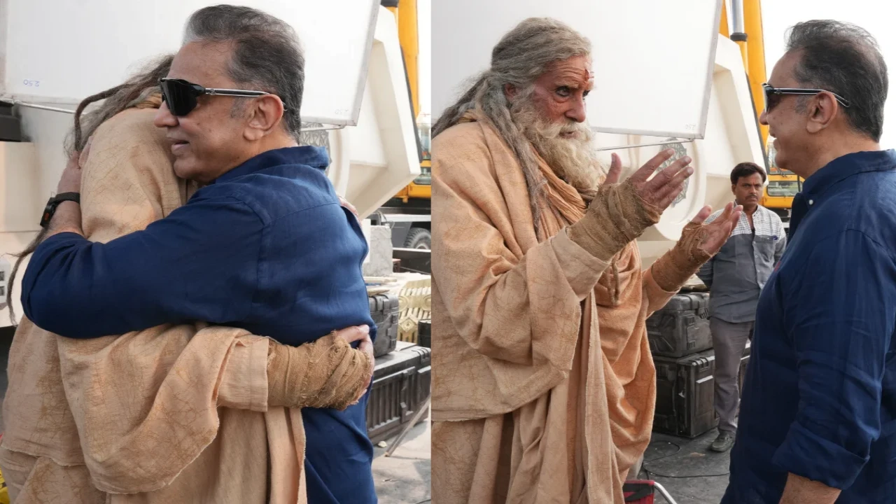 Kalki 2898 AD Part 2: Kamal Haasan and Amitabh Bachchan reunite on the sets for the sequel of Prabhas starrer; Picture Kalki 2898 AD Part 2: Kamal Haasan and Amitabh Bachchan reunite on sets for Prabhas starrer’s sequel