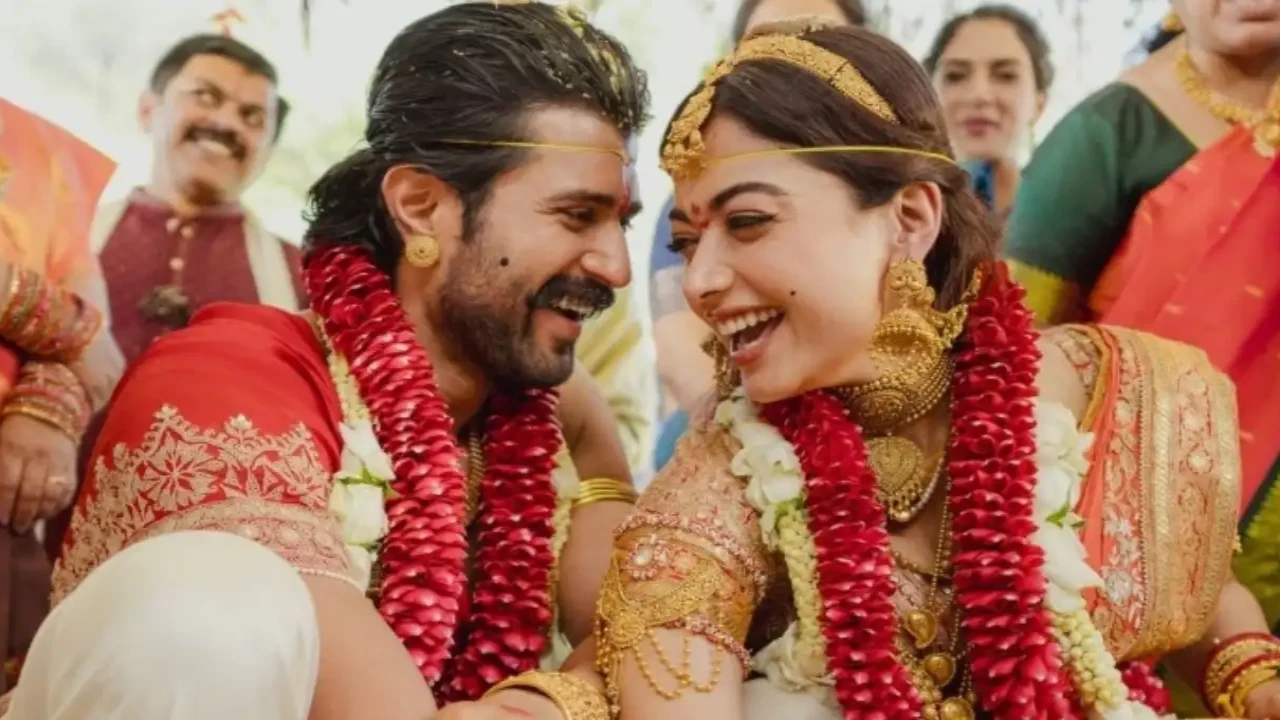Kalyani Priyadarshan wishes her 'beloved' Vijay Deverakonda, Rashmika Mandanna on their wedding: "He was sitting there waiting..." Kalyani Priyadarshan wishes her 'dearest' Vijay Deverakonda, Rashmika Mandanna on their wedding: “He sat there waiting…”