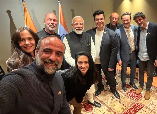 PM Narendra Modi meets Fauda team in Israel, shares selfie moment PM Narendra Modi meets Fauda team in Israel, shares selfie moment