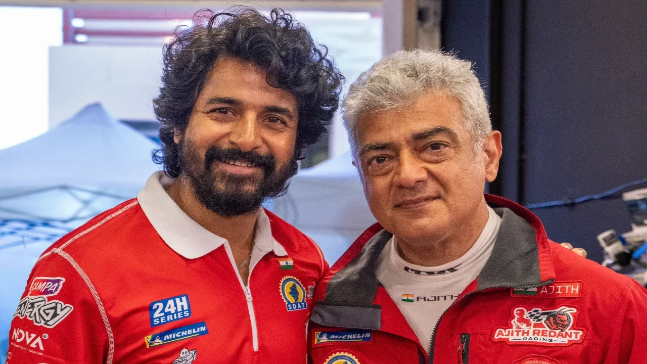 Sivakarthikeyan shares ‘adrenaline rush’ of meeting Ajith Kumar at Abu Dhabi racetrack
