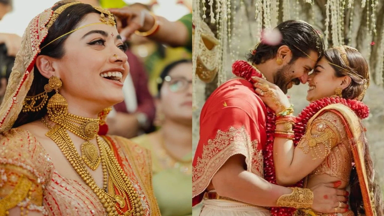 Rashmika Mandanna introduces 'husband' Vijay Deverakonda in tears, calls him her 'best friend' in wedding photos Vijay Deverakonda and Rashmika Mandanna: courtesy of Vijay Deverakonda and Rashmika Mandanna's Instagrams