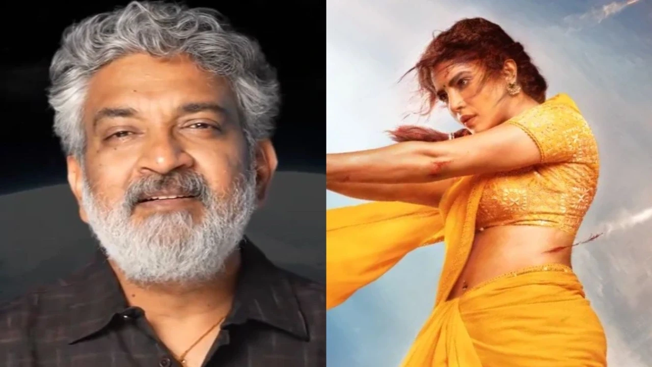 SS Rajamouli, Priyanka Chopra in Varanasi: courtesy of Sri Durga Arts's X