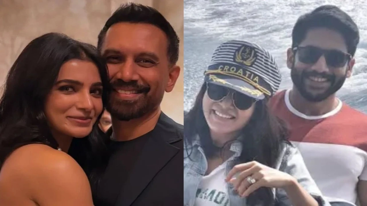 Samantha Ruth Prabhu doesn't have to 'struggle to breathe' with Raj Nidimoru, was unsure about love after divorce from Naga Chaitanya Samantha Rukh Prabhu with Raj Nidimoru and with Naga Chaitanya: courtesy of Samantha Rukh Prabhu's Instagram