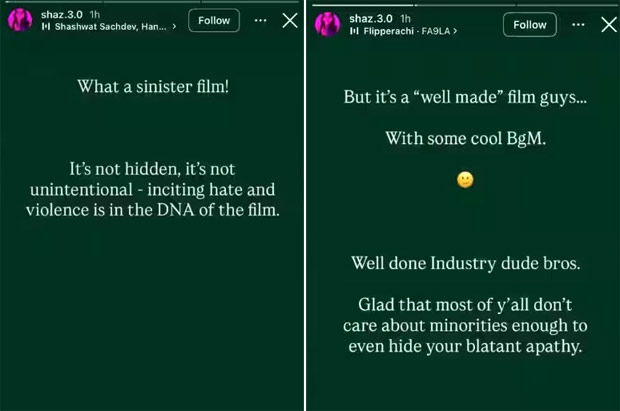 Dhadak 2 director Shazia Iqbal speaks privately after calling Dhurandhar a "terrible" film that promotes hatred : Bollywood News - IHNS Dhadak 2 director Shazia Iqbal calls Dhurandhar an instigator of hatred