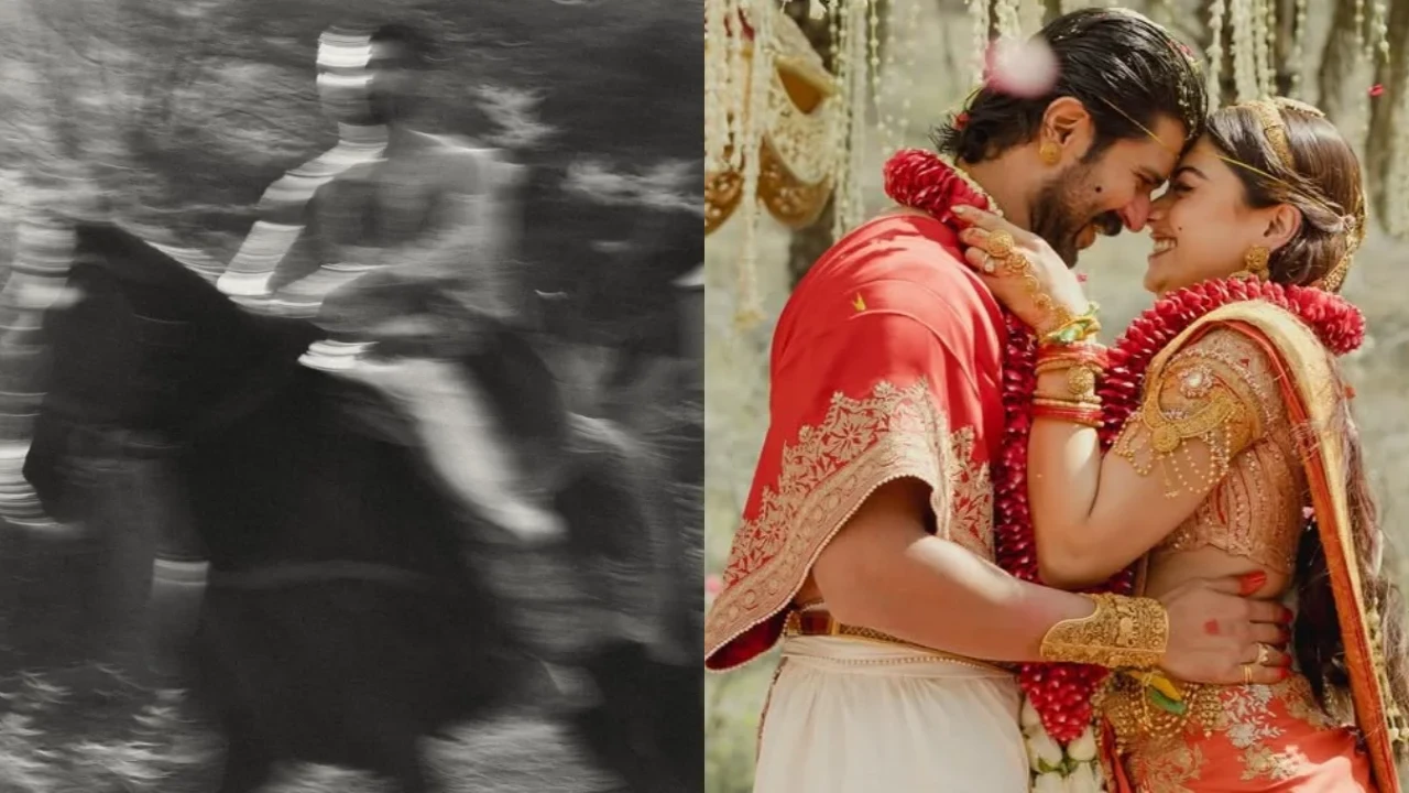 Vijay Deverakonda channels his inner royalty as he makes royal entry to marry Rashmika Mandanna Vijay Deverakonda channels his inner royalty as he makes regal entry to marry Rashmika Mandanna