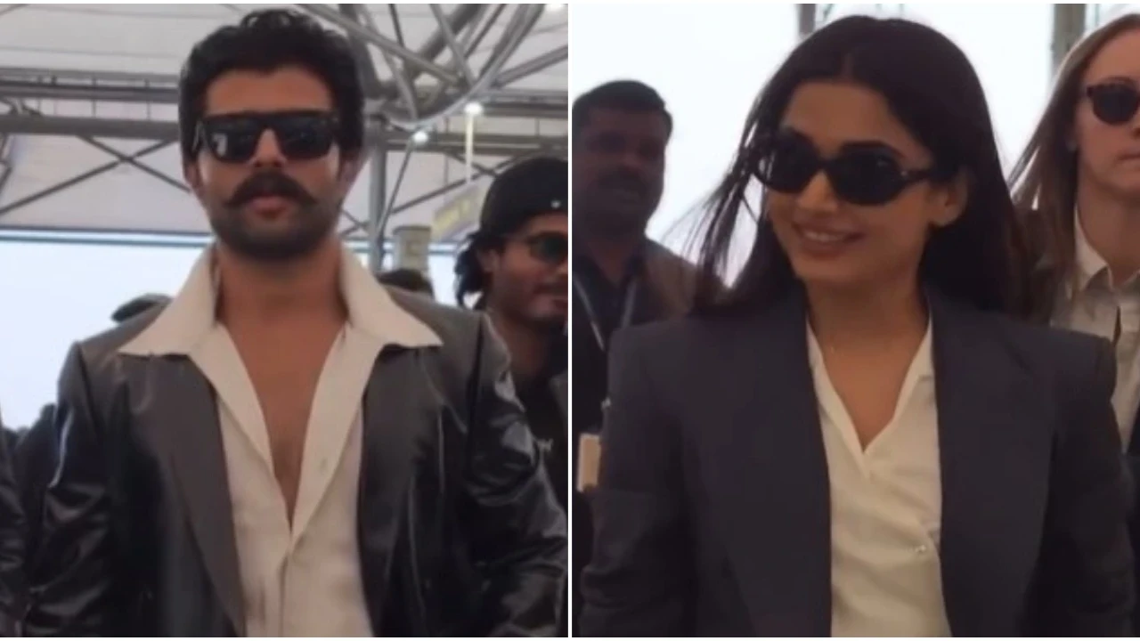 Virosh's wedding: Rashmika Mandanna, Vijay Deverakonda jet off in style to tie the knot in Udaipur Wedding of VIROSH: Rashmika Mandanna, Vijay Deverakonda jet off in style to tie the knot in Udaipur