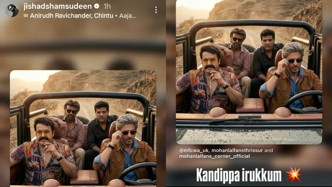 Mohanlal's stylist confirms Shahrukh Khan's cameo Mohanlal's stylist confirms Shahrukh Khan's cameo