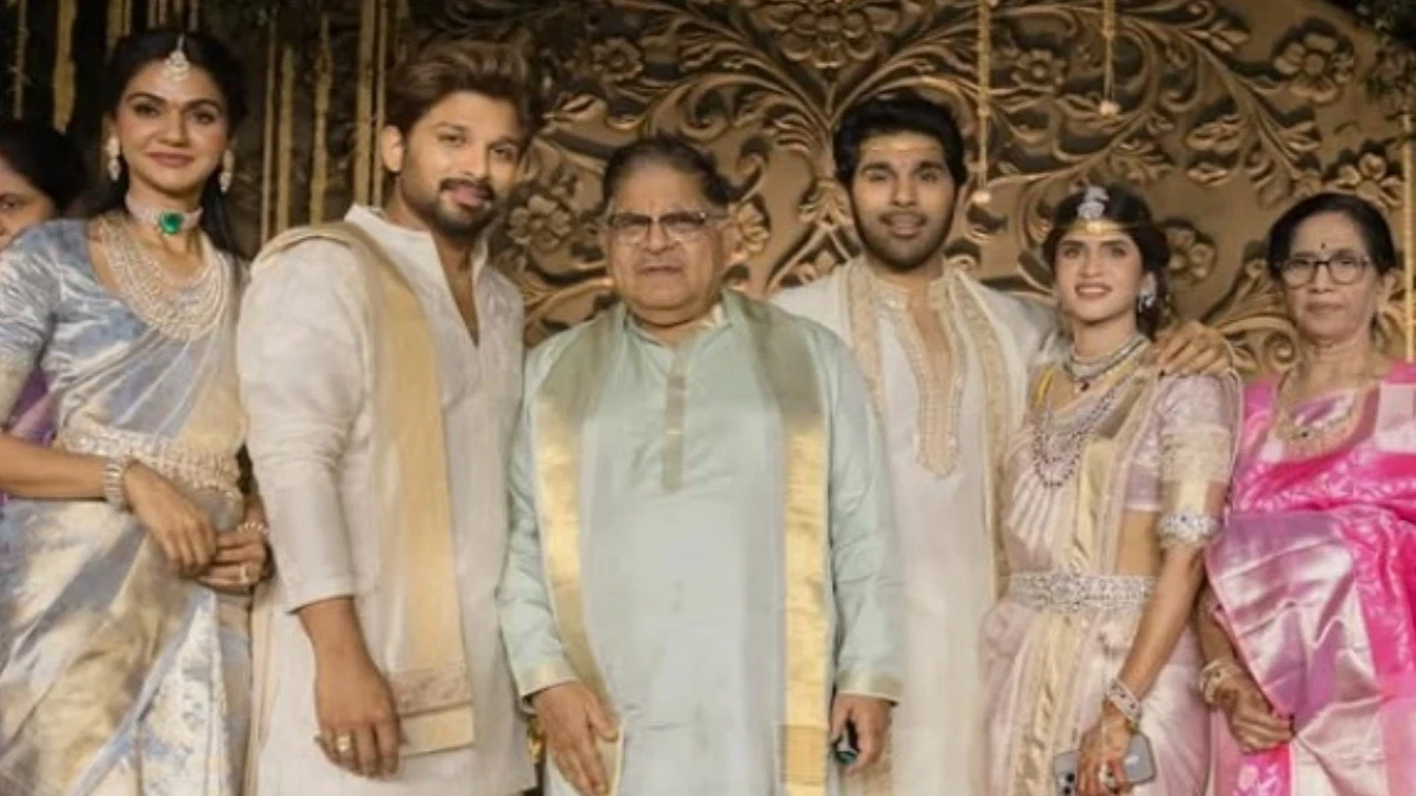 Allu Sirish-Nayanika Reddy wedding: Allu Arjun warmly welcomes the new member of the family, bride shares unseen moments Allu Sirish-Nayanika Reddy Wedding: Allu Arjun gives warm welcome to new family member, bride shares UNSEEN moments