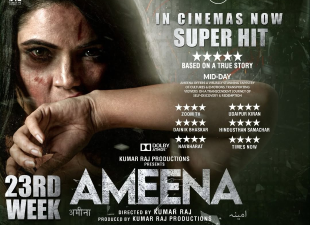Exclusive: Ameena all set to complete 100 weeks in Mumbai multiplexes; The interesting story behind its 'running' Exclusive: Ameena all set to complete 100 weeks in Mumbai multiplexes; Interesting story behind its 'run'