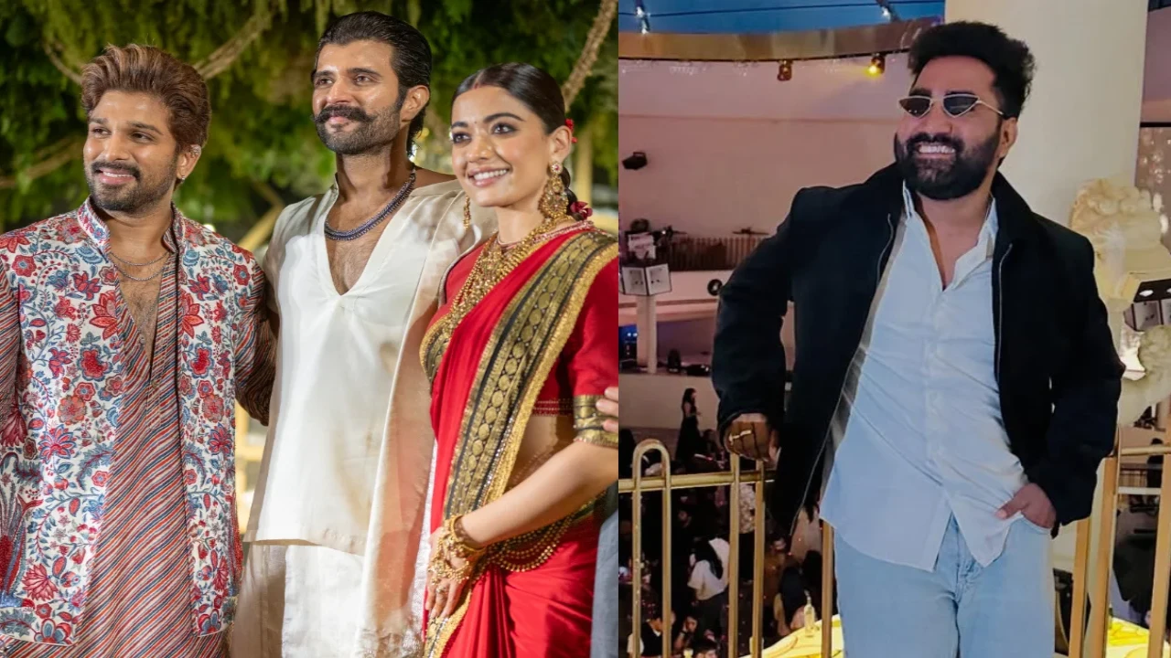 Did Allu Arjun's bouncer push Jr NTR's body double at Vijay Deverakonda-Rashmika Mandanna's reception? Know what happened Did Allu Arjun’s bouncer push Jr NTR’s body double at Vijay Deverakonda-Rashmika's reception?