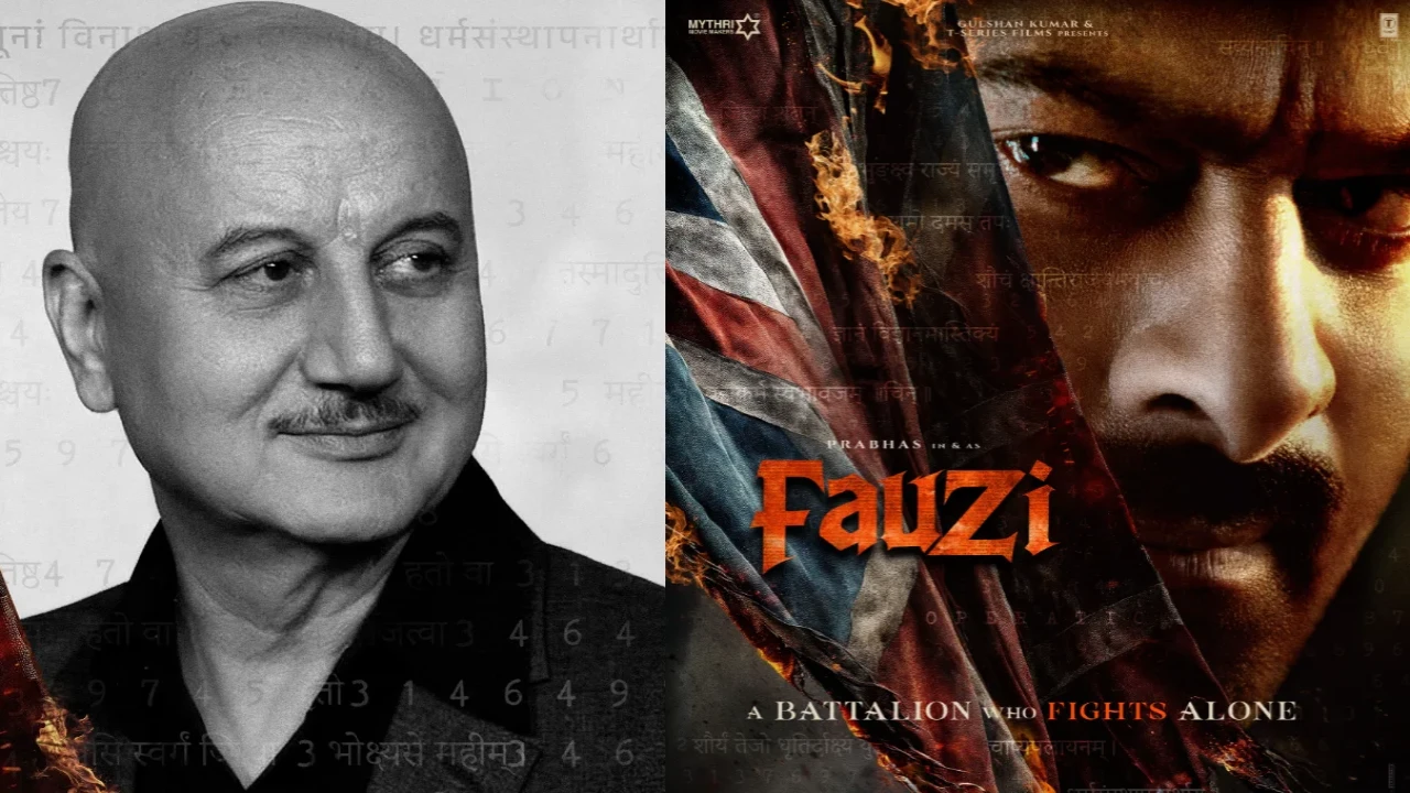 Fauji Update: Anupam Kher's official confirmation for Prabhas starrer period action film, 'It's an honor to be yours' Fauzi Update: Prabhas starrer officially confirms Anupam Kher for period actioner
