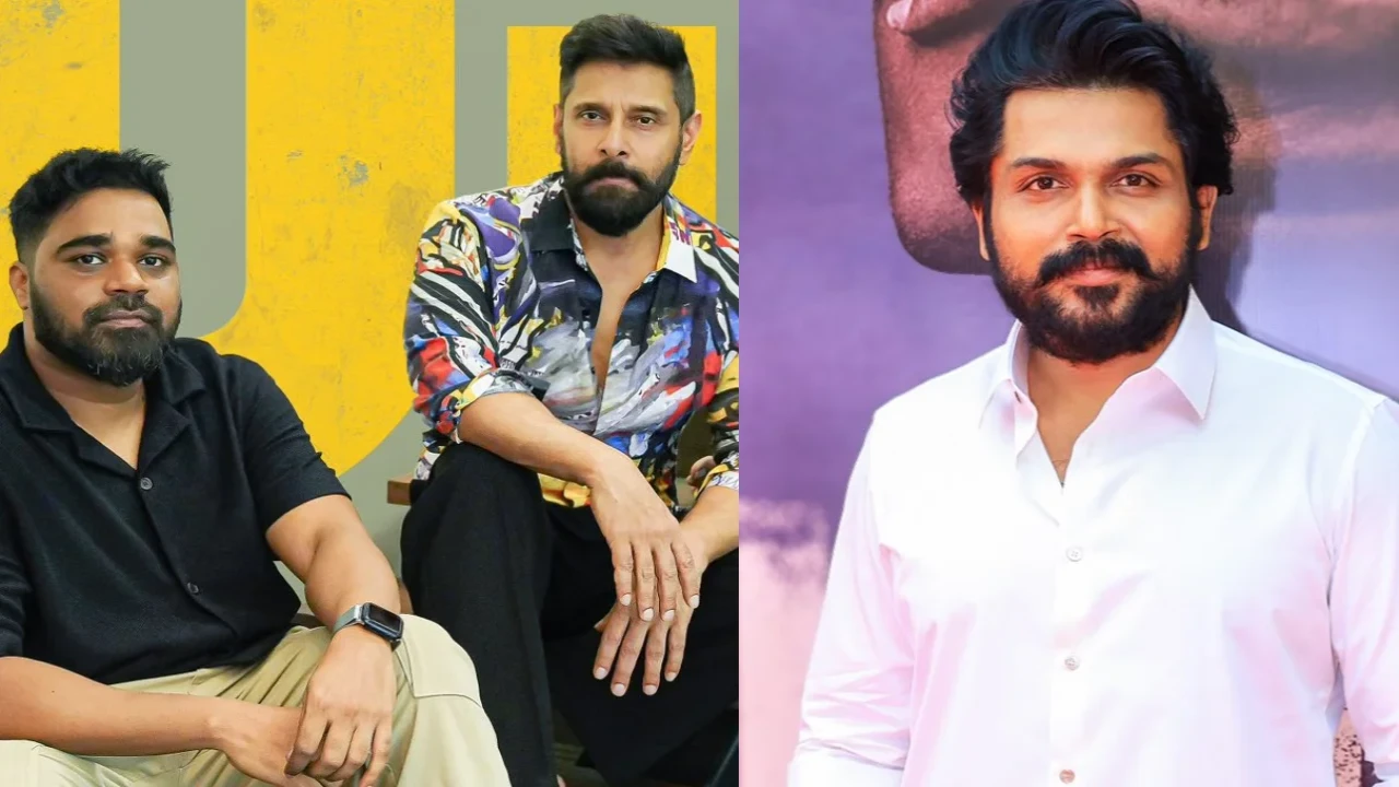 Is Chiyaan Vikram's film with Madonna Ashwin shelved? The director is possibly planning his next project with Karthi Is Chiyaan Vikram’s film with Madonne Ashwin shelved?